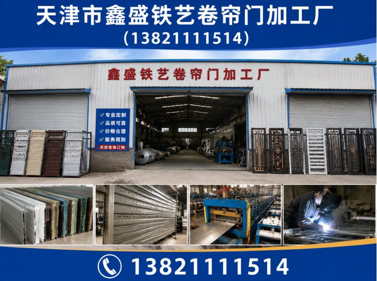 静海区天津卷帘门展示图
